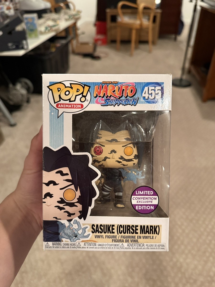 Funko Pop! Sasuke Curse Mark #455 (LE Convention Exclusive) Signed
