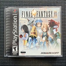 Final Fantasy IX 9 PS1 Black Label - All Discs - Case NO Manual