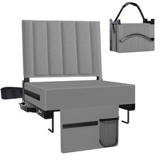 Stadium Seat for Bleachers with Back and Cushion, Bleacher Seats with Shoulde...
