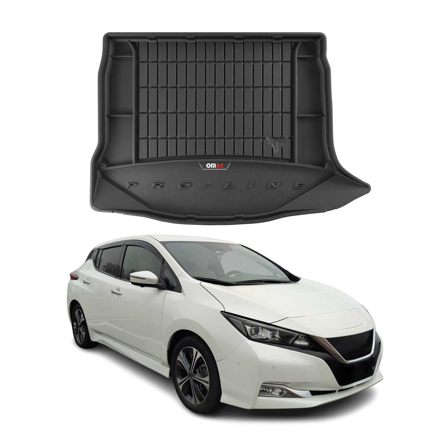 Tapis de Coffre pour Nissan Leaf 2018-2025 Lavable Anti Boue et Salete