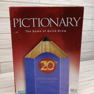 Pictionary The Game of Quick Draw 20th Anniversary Edition Parker Brother Hasbro