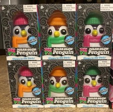 1 NeeDoh PENGUIN Polar Glow in the Dark Squishmas Squeeze Toy RANDOM COLOR