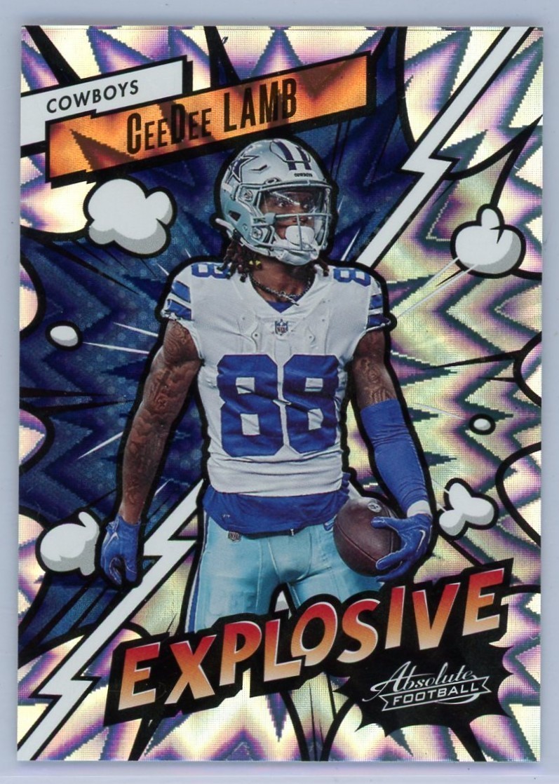 2023 Panini Absolute #27 CeeDee Lamb Explosive Case Hit SP Dallas Cowboys