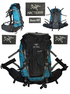 VTG Arc'teryx Bora 60L Backpack  Made in Canada Teal Internal Frame 1990s Gorp
