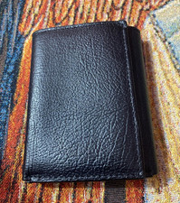 Mens Genuine American Bison Leather Bifold Wa...