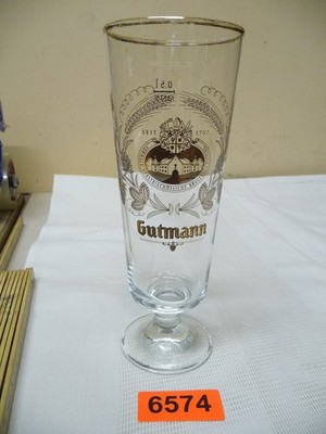 6574.         Bierglas Glas Gutmann Bierglas Weißbier 0,5 L