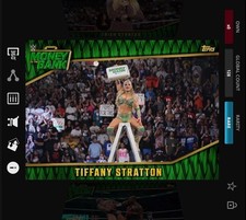 DIGITAL Topps WWE Slam 25 MONEY IN THE BANK 2024 REWIND Green TIFFANY STRATTON