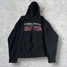Vintage 2005 Black Led Zeppelin Full-zip Hoodie Size XL