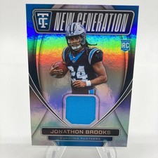 2024 Panini Totally Certified -  Silver Jonathon Brooks RC Patch New Generation