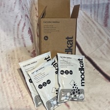 modkat Cat Litter Additive Activated Charcoal Fragrance Free , New , set of 3