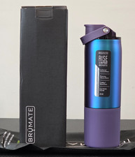 Brumate Rise Leakproof Water Bottle Protective Silicon Sleeve 25oz Dark Aura