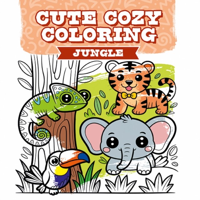 Cute Cozy Coloring: Jungle (Paperback Book)