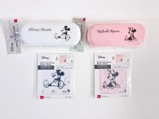 Disney Mickey Minnie Estuche Gafas Paño de Limpieza Set DAISO Japón Nuevo