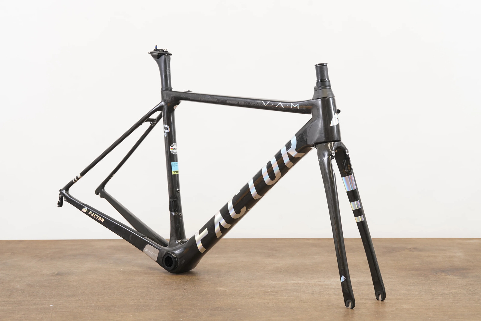 2021 49cm Factor O2 VAM Carbon Rim Brake Road Frameset