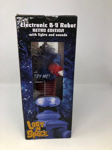 DIAMOND SELECT TOYS Lost in Space: Electronic Lights & Sounds Retro B-9 Robot, M - Picture 4 of 6
