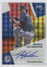 2021 Panini Mosaic Rookie Choice Red & Yellow Prizm 79/88 Ian Anderson Auto 0xz8