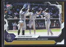 Colorado Rockies #/50 Gold Foil #333 2026 Topps Now Colorado Rockies