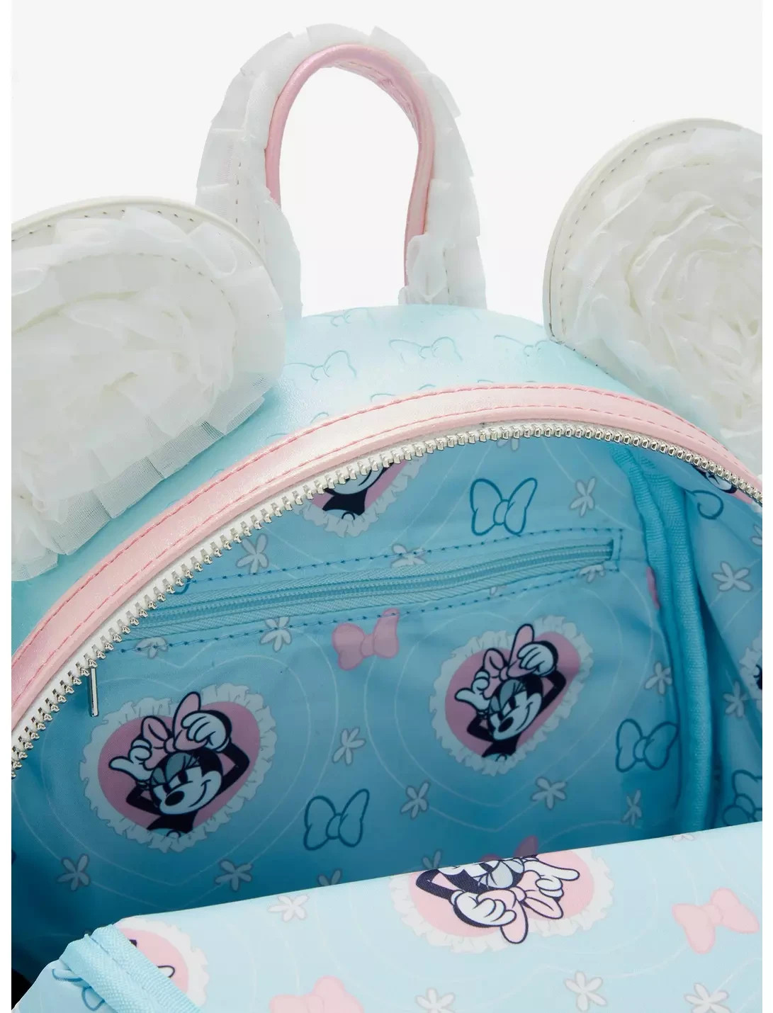 Loungefly Disney Minnie Mouse Ruffle Ears Mini Backpack — New With Tags