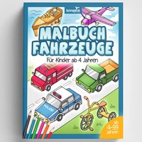 Malbuch Fahrzeuge FüR Kinder Ab 4 Jahren | David Ludwig | Taschenbuch | 58 S.