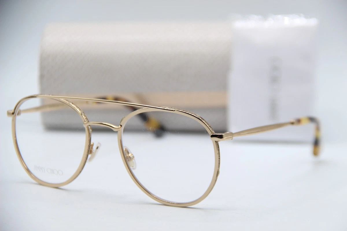 Jimmy Choo Gold Eyeglass Frames for sale | eBay