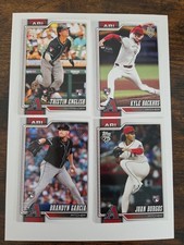 2026 topps series 1 baseball Arizona Diamondbacks 4 Card RC Rookie Lot Z17