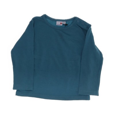 Prénatal, Langarmshirt, Größe: 80, Türkis, Baumwolle/Elasthan, Einfarbig #OmH