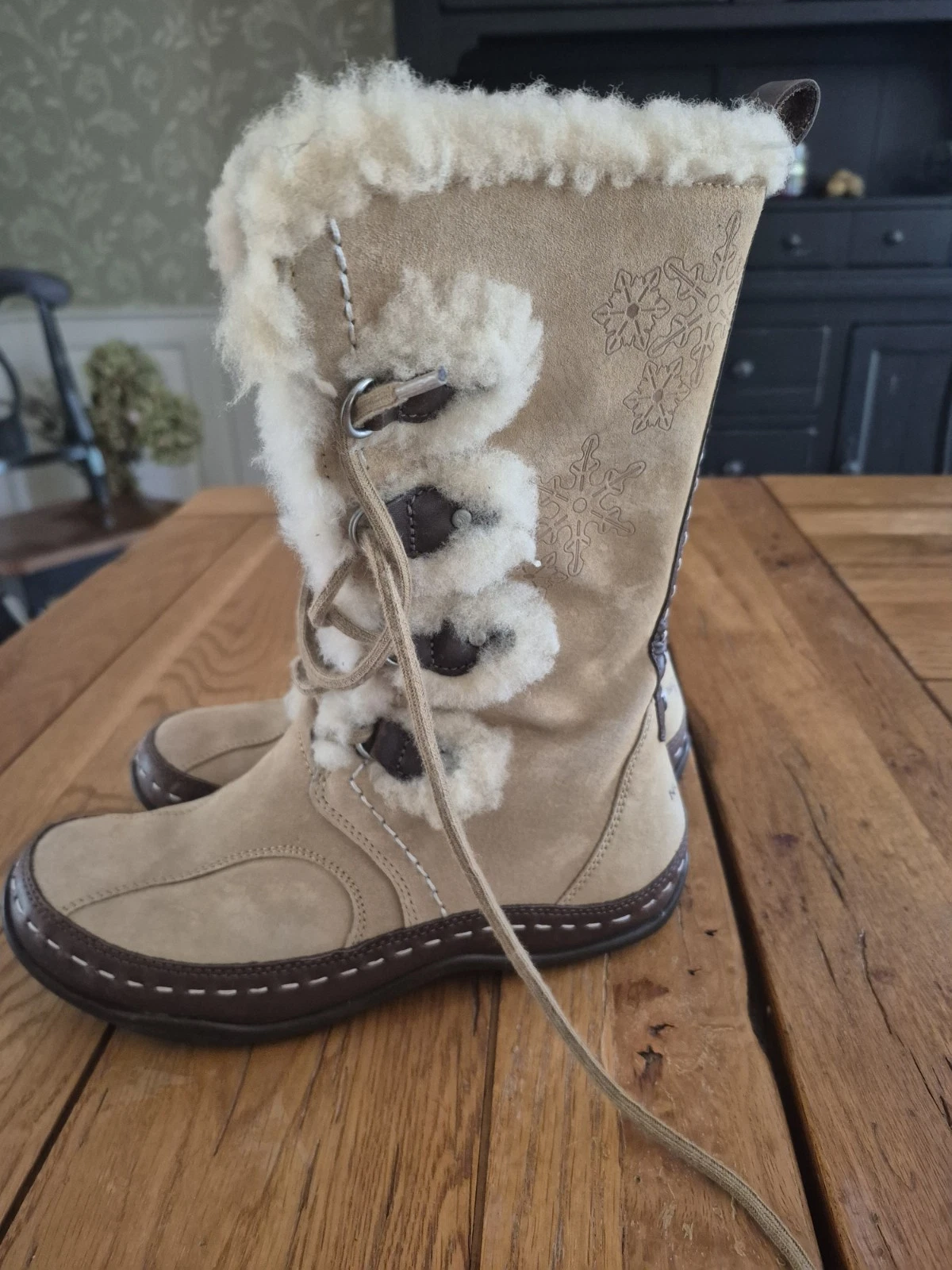 The North Face New Abbey II Sherpa Boots Sz 7
