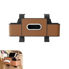 Car Back Seat Organizer, Multifunctional Backseat Storage Box with Cup Holder...