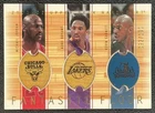 MICHAEL JORDAN KOBE BRYANT KEVIN GARNETT 2001 UD HARDCOURT FANTASTIC FLOOR /100
