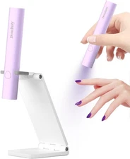 UV Light for Gel Nails, Denabuty Mini U V LED Nail Lamp Violet, Violet 