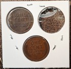 1927-P & D Lincoln Cents, SHIPS 74¢, 2" Sq. Carboard, Ex. Fine Cond. is my guess — photo 2