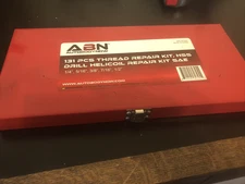 ABN Thread Repair Kit HSS Drill Helicoil Repair Kit SAE 1/4" 5/16" 3/8 7/16" 1/2