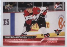 2023-24 Upper Deck CHL Stars Exclusives 69/100 Maveric Lamoureux #314 l5j