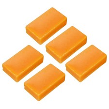 Orange Beeswax Rectangle 79 X 54 X 10Mm For Leather Sewing And Crafting