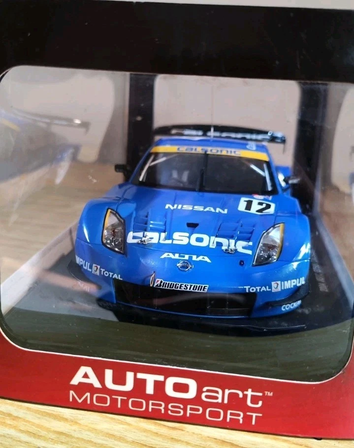 AUTOart 18 Nissan Fairlady 350Z 2004 JGTC GT500 Calsonic Kansei Impul Z #12 Foto 3 de 4