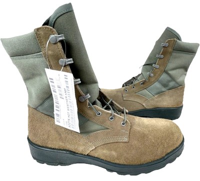 Vintage Army Military Sage Green Combat Boots Mens Size 15.5  display picture 1