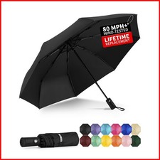 Yoobure Windproof Automatic Compact Folding Umbrella UV Sun Rain