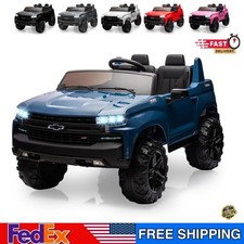 24V 2-Seater Truck Ride On Car Toy Licensed Chevrolet Silverado w/Parent Remote