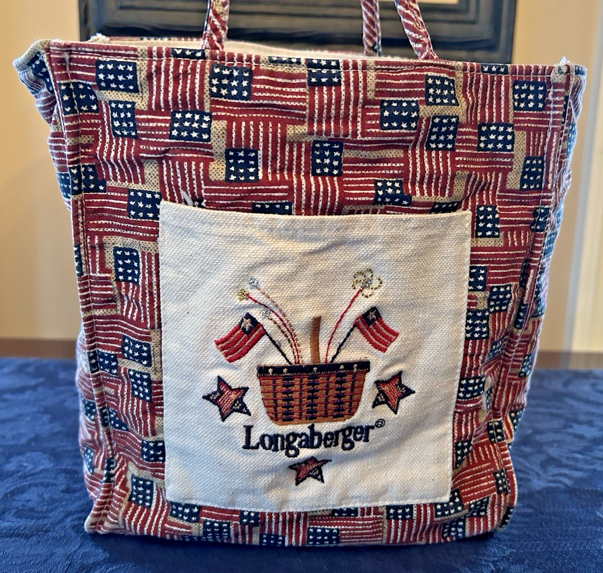 Longaberger Homestead Old Glory American Flag Patriotic Small