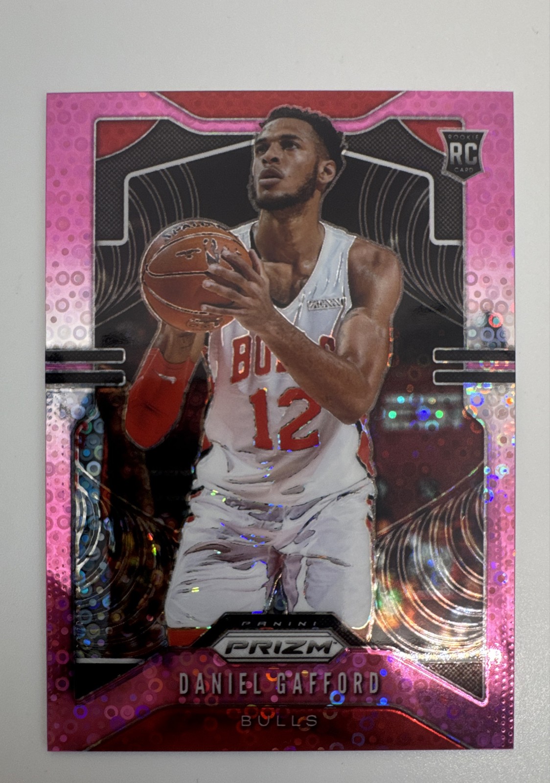 2019-20 Panini Prizm - Rookie Daniel Gafford #294 Pink Fast Break Prizm /50 (RC)