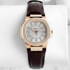 Patek Philippe Rose Gold Nautilus Factory Diamond Set Bezel 7010R-001 FULL SET 2