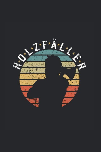 Notizbuch A5 HolzfäLler Skizzenbuch FüR Tischler FöRster Schreibblock-image