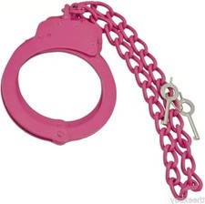 maximum large chain 2 keys pink Handcuffs Double Locking Cuffs Cuff maximum larg