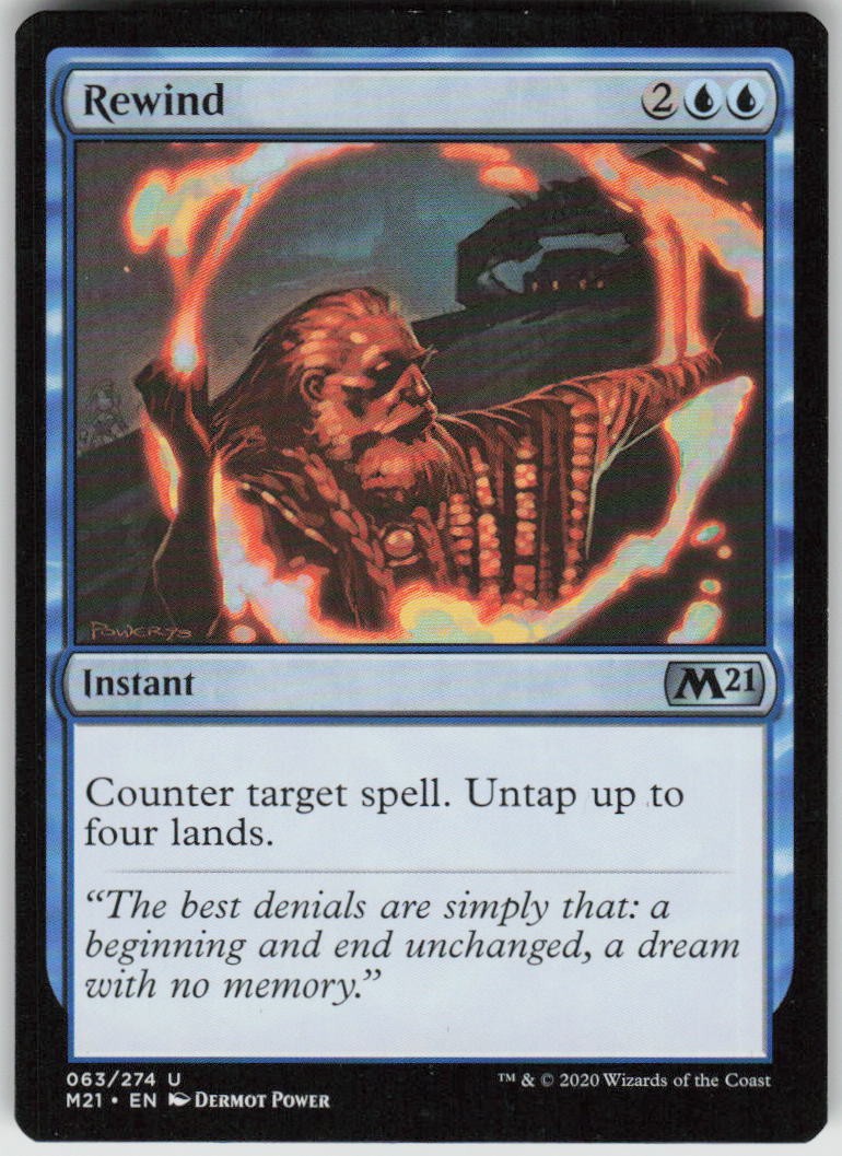 Rewind 63 Uncommon Core Set 2021 Magic: The Gathering Lightly Played