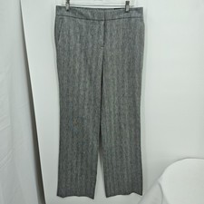 Nine West Dress Pants Size 8 Neo Classic Gray Straight Wide Leg