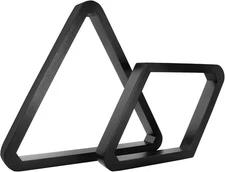 GSE Games & Sports Expert Deluxe Heavy Duty Solid Wood Billiard 8-Ball Black 