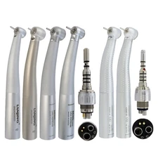 COXO Dental Fiber Optic High Speed Handpiece KaVo Coupler 6 Hole FG Diamond Burs