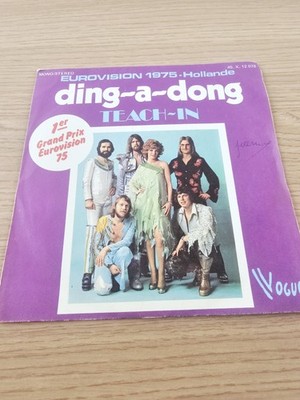 Europevision 1975 Ding-a-dong Teach-In Schallplatte gebraucht