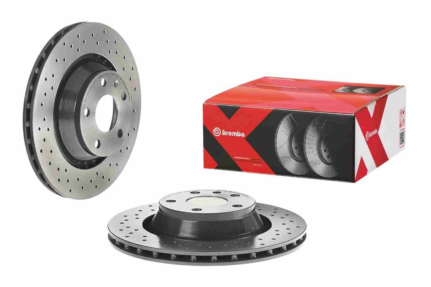 2x BRAKE DISC 09.9768.1X FOR AUDI CBBB/CFGB 2.0L CCTA/CCZA/CDLA/CDMA/CDLB 2.0L - Image 8