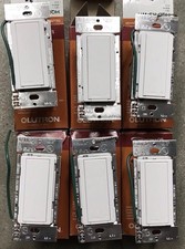 Bundle Of 3 Lutron Homeworks QS HQD-RS-WH Remote Dimmer